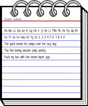 Space_Galaxy normal animated font preview