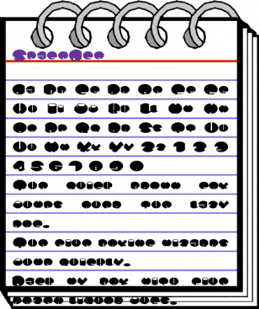 SpaceAce Regular animated font preview SpaceAce Regular animated font preview