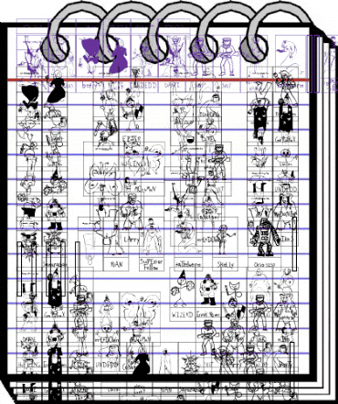 SPARKS Scrapbook 2001 Regular animated font preview