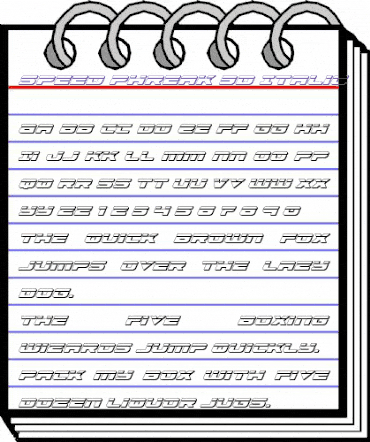 Speed Phreak 3D Italic Italic animated font preview Speed Phreak 3D Italic Italic animated font preview