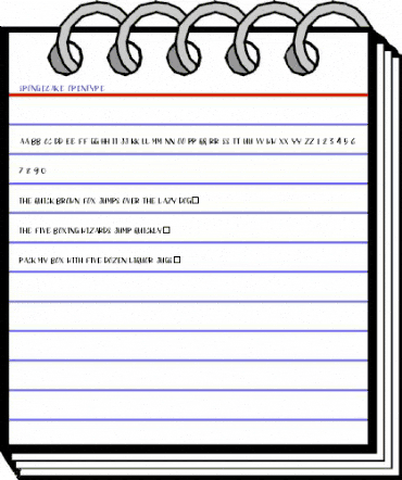 SPONGECAKE Regular animated font preview