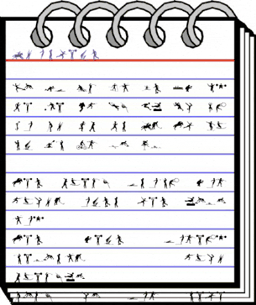 Sportive Regular animated font preview Sportive Regular animated font preview