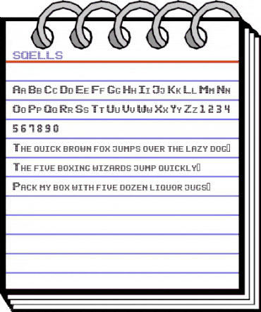 SQELLS Regular animated font preview SQELLS Regular animated font preview