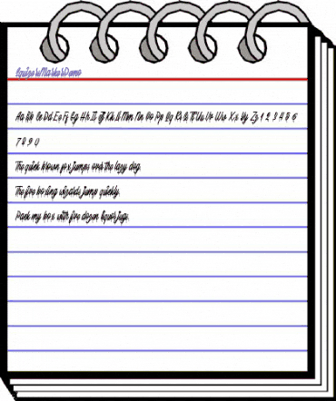 Squizers Marker Demo Regular animated font preview