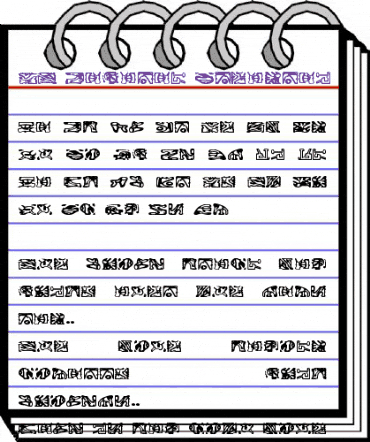ST Bajoran Ideogram Regular animated font preview