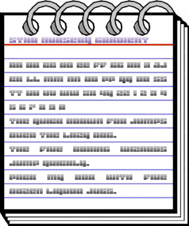 Star Nursery Gradient Regular animated font preview