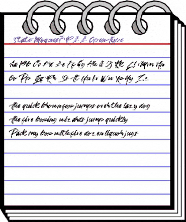 State Moques FREE Regular animated font preview