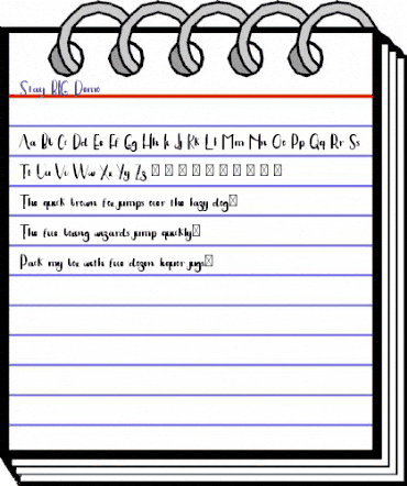 Stay BIG Demo Regular animated font preview