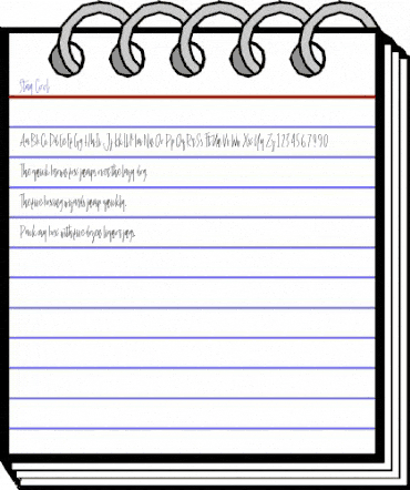 Stay Cool Regular animated font preview