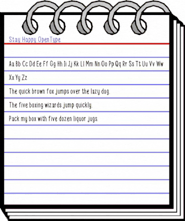 Stay Happy Regular animated font preview Stay Happy Regular animated font preview