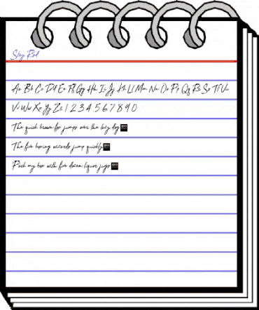 Stay Rad - Demo Regular animated font preview