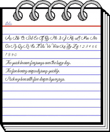 Stela Regular animated font preview