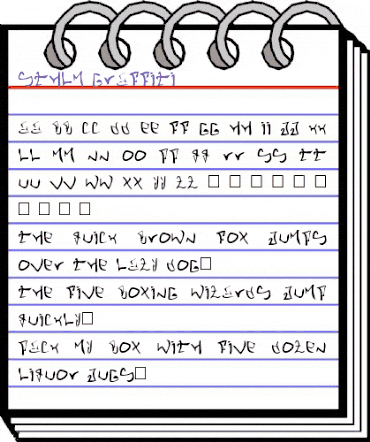 Sthlm graffiti s animated font preview