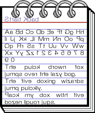 Strait Kcab Normal animated font preview Strait Kcab Normal animated font preview