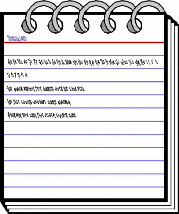 Street Wars Regular animated font preview