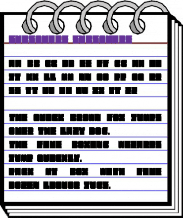 SubSquare SubSquare animated font preview