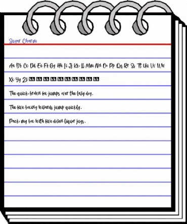 Sugar Charm Regular animated font preview