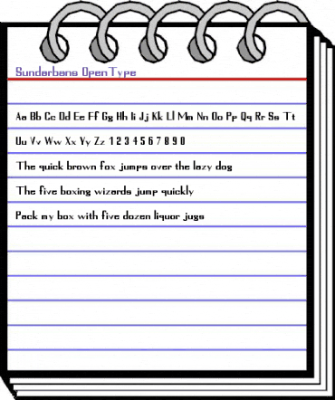 Sundarbans Regular animated font preview Sundarbans Regular animated font preview