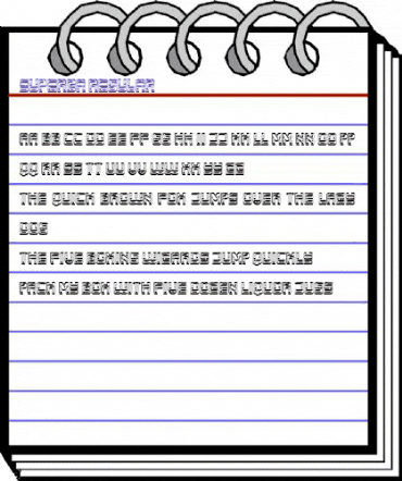 Superba Regular animated font preview