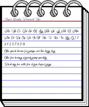 Super Yeasty - Personal Use Regular animated font preview