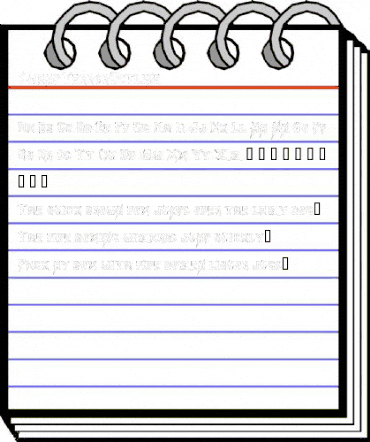 SwampTerrorOutline Regular animated font preview