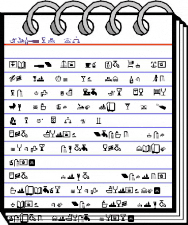 SYMBOL-28 Normal animated font preview