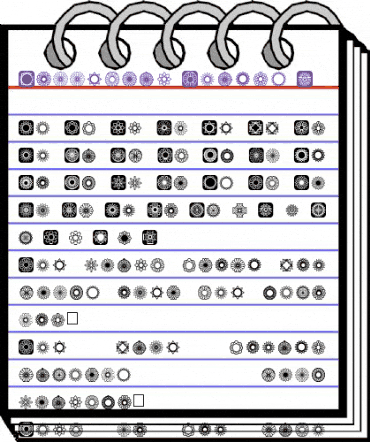 Symmetric Things 2 Normal animated font preview