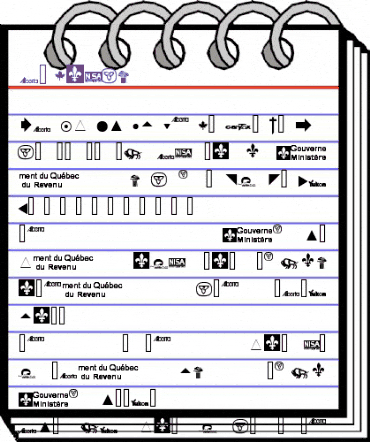 Tax Fonts Regular animated font preview