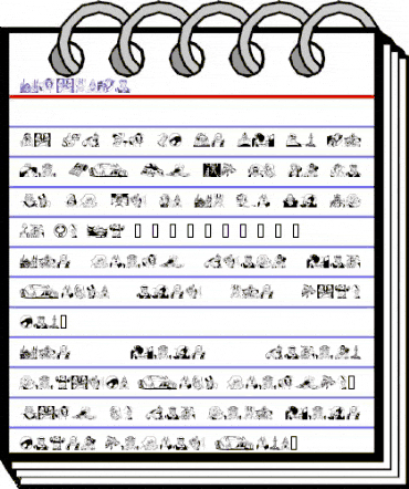 TcatsHo Regular animated font preview