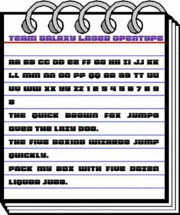 Team Galaxy Laser Regular animated font preview Team Galaxy Laser Regular animated font preview