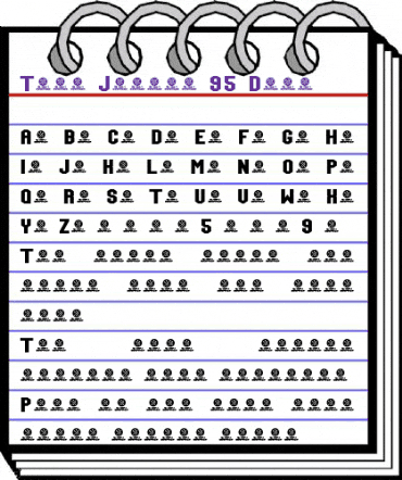 Team Jersey 95 Demo Regular animated font preview