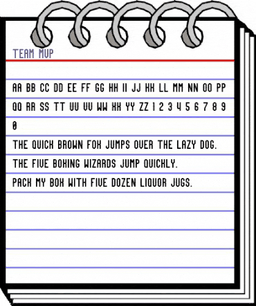 Team MVP Regular animated font preview Team MVP Regular animated font preview