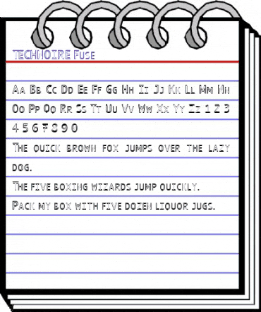 TECHNOIRE Regular animated font preview TECHNOIRE Regular animated font preview