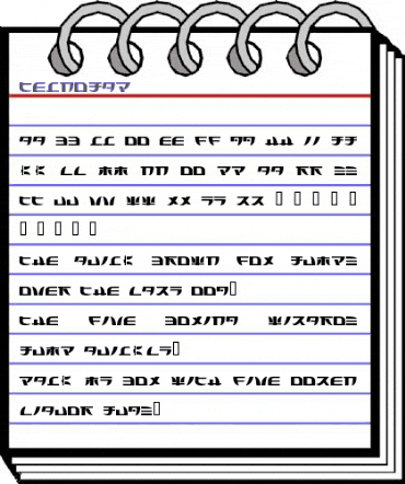 Tecnojap Regular animated font preview Tecnojap Regular animated font preview