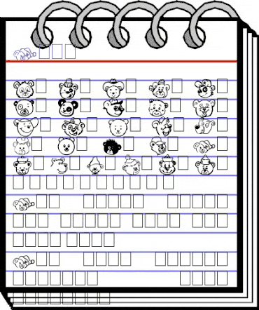 Tedz Regular animated font preview