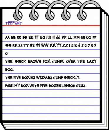 teefont Regular animated font preview teefont Regular animated font preview