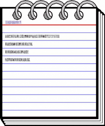 Tele Brush Rough Regular animated font preview