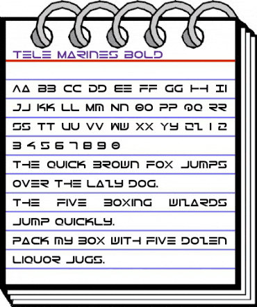 Tele-Marines Bold Bold animated font preview Tele-Marines Bold Bold animated font preview