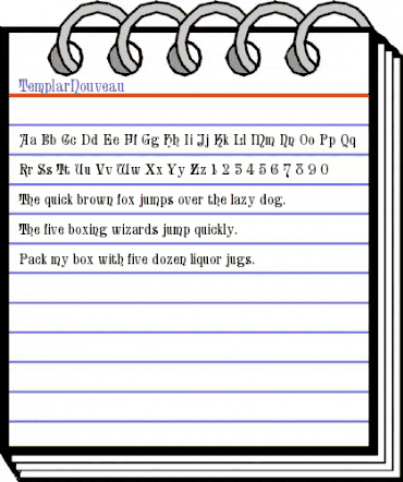 Templar Regular animated font preview Templar Regular animated font preview