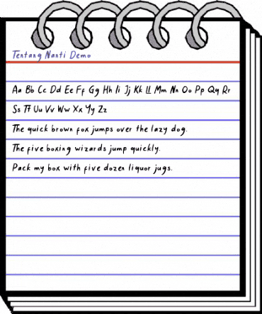 Tentang Nanti Demo Demo animated font preview Tentang Nanti Demo Demo animated font preview