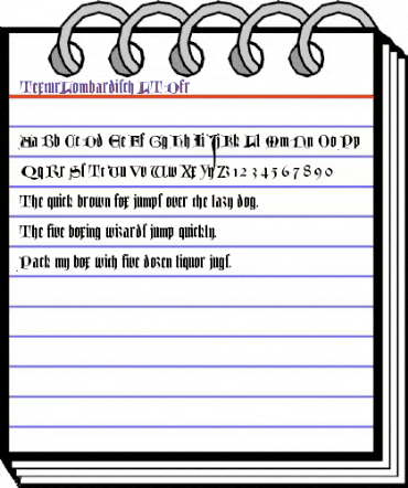 TexturLombardisch LT Dfr Regular animated font preview TexturLombardisch LT Dfr Regular animated font preview