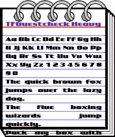TFGuestcheck Heavy animated font preview TFGuestcheck Heavy animated font preview