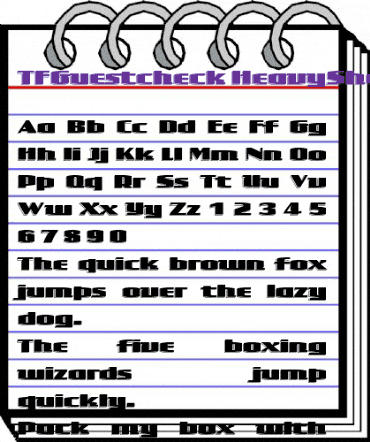 TFGuestcheck Heavy animated font preview TFGuestcheck Heavy animated font preview