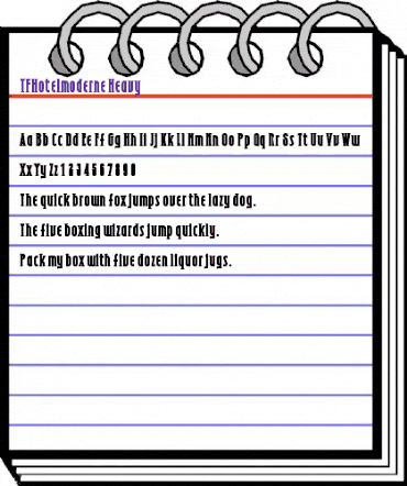 TFHotelmoderne Heavy animated font preview TFHotelmoderne Heavy animated font preview