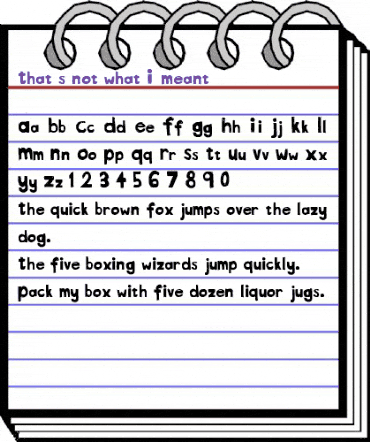 That's not what I meant... Regular animated font preview