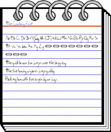 The Cowboy Font Regular animated font preview The Cowboy Font Regular animated font preview