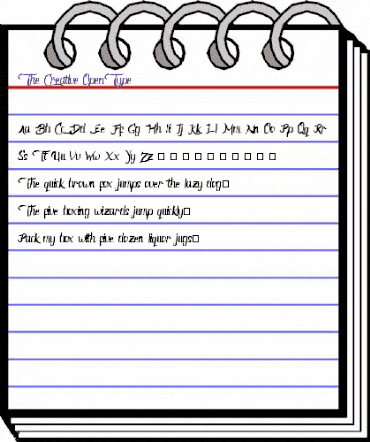 The-Creative Creative animated font preview