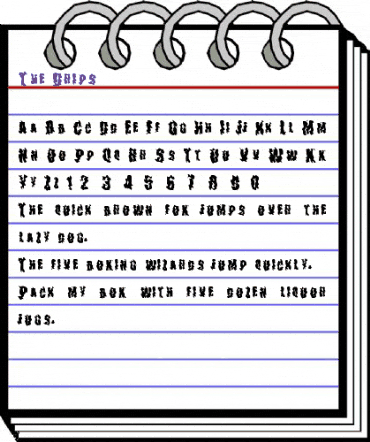 The Drips Regular animated font preview