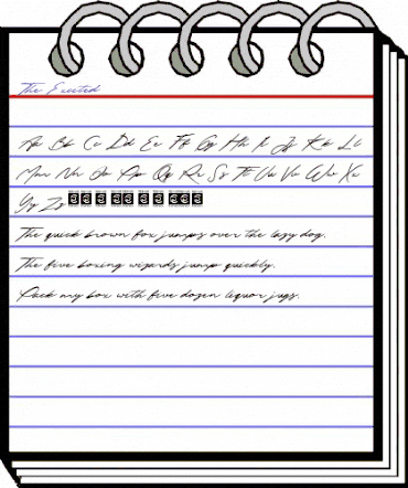 The Excited Regular animated font preview The Excited Regular animated font preview