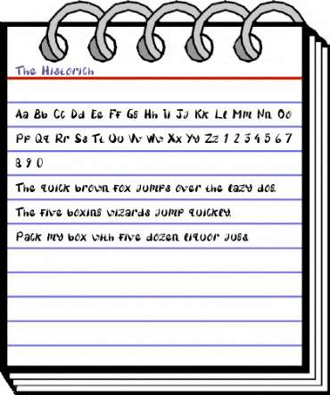 The Historich Regular animated font preview